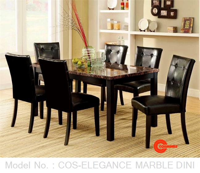 COS-ELEGANCE MARBLE DINING SET